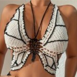 Crochet Butterfly Top small